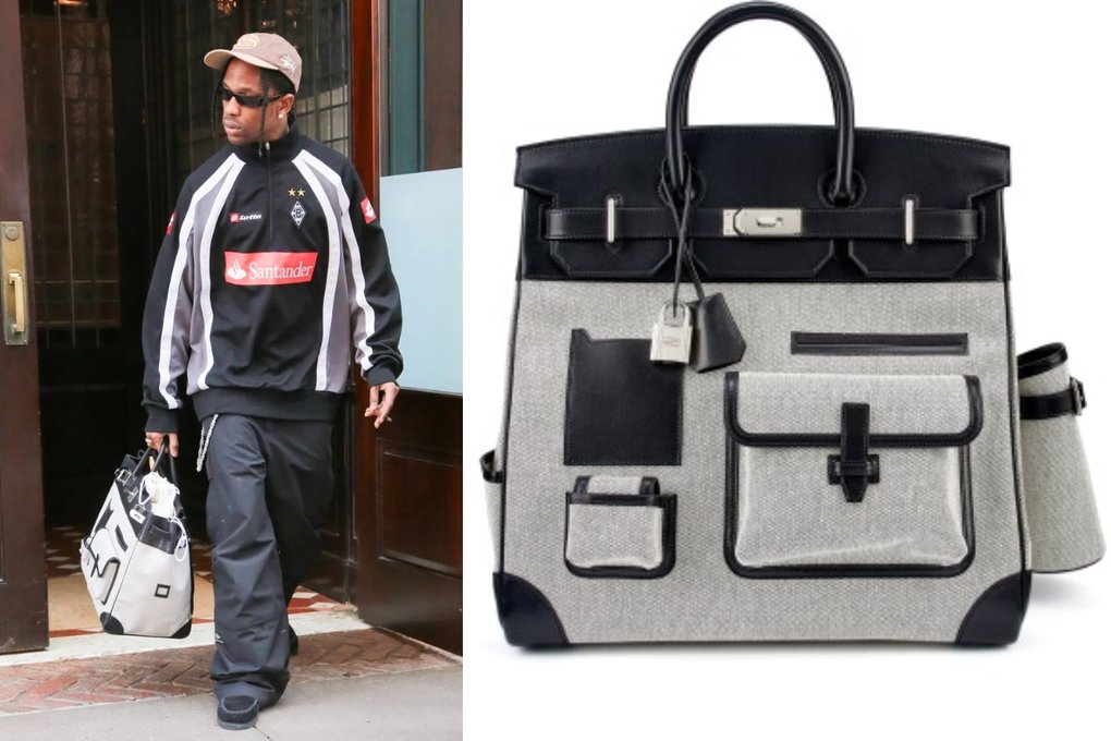 Rapper Travis Scott carried a giant Birkin bag, worth nearly a billion VND 3